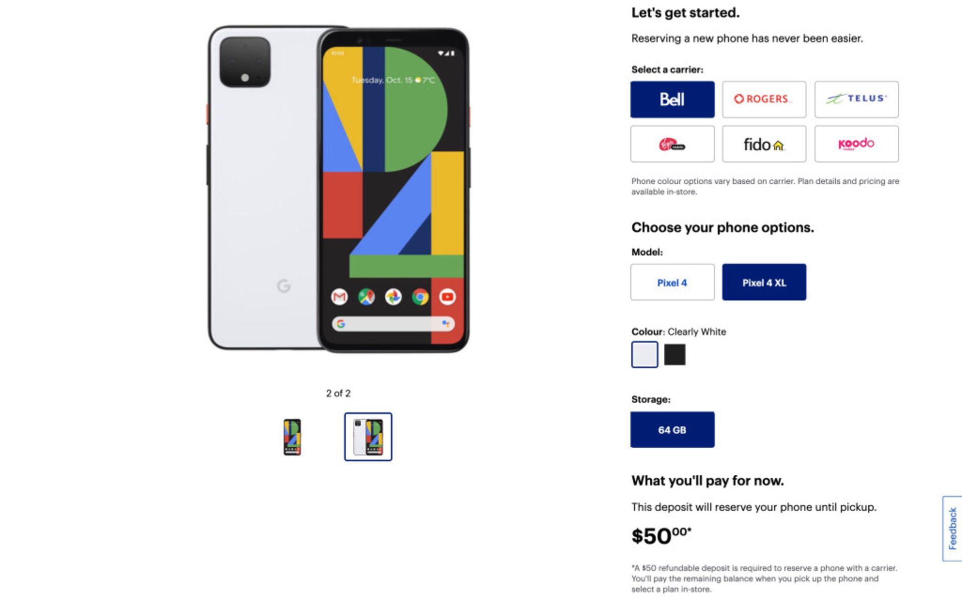 گوگل پیکسل 4 / Google Pixel 4