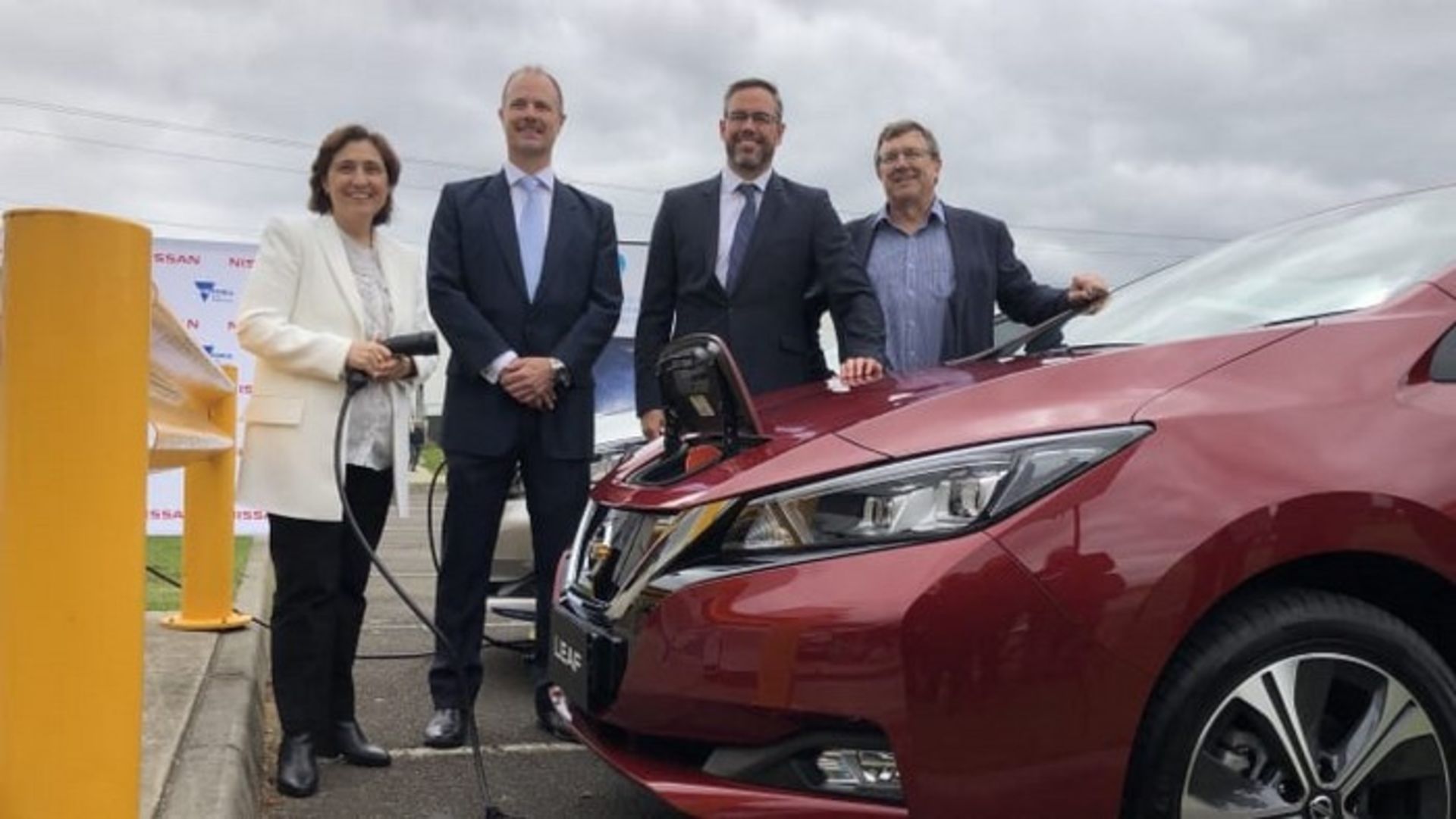 Nissan and CSIRO solar-powered EV charging station