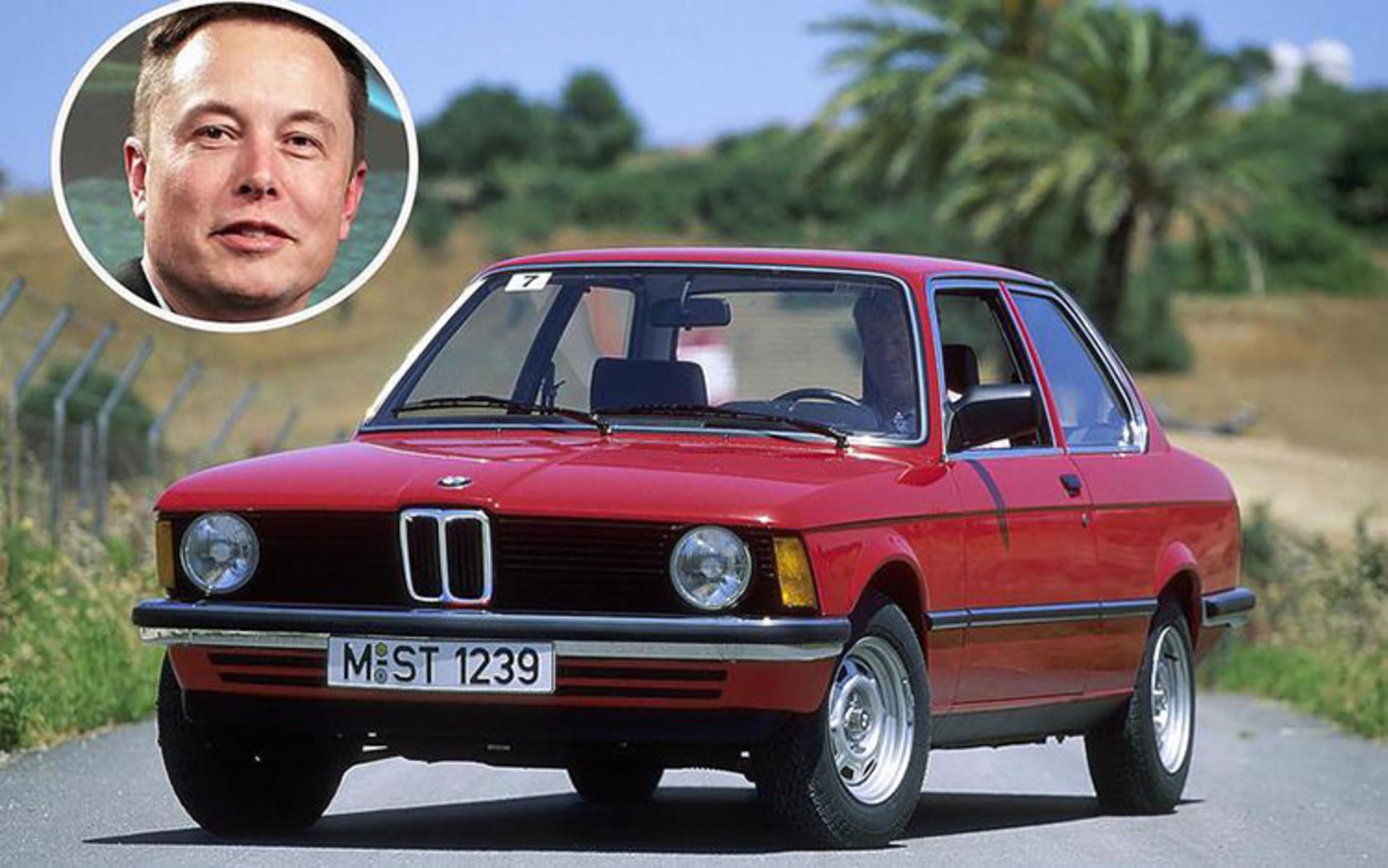 Elon Musk - BMW 320i (E21)