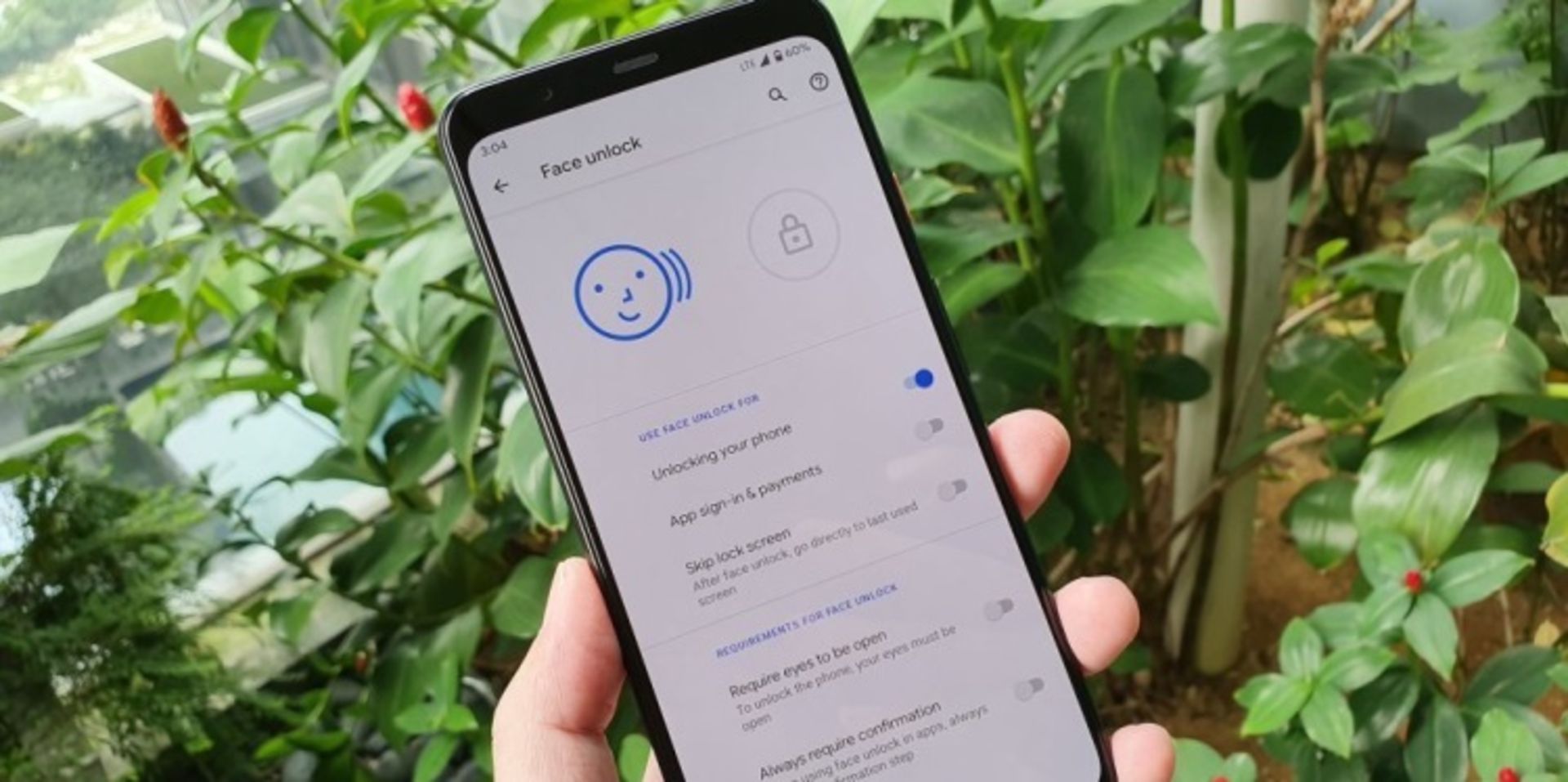 سیستم تشخیص چهره پیکسل 4 گوگل