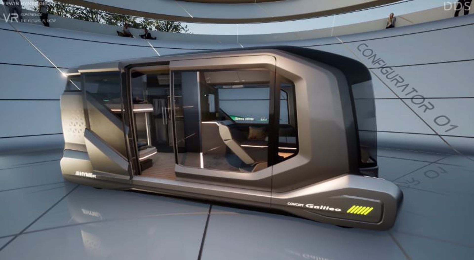 Hymer Galileo Concept / خانه متحرم مفهومی خودران هایمر گالیلئو