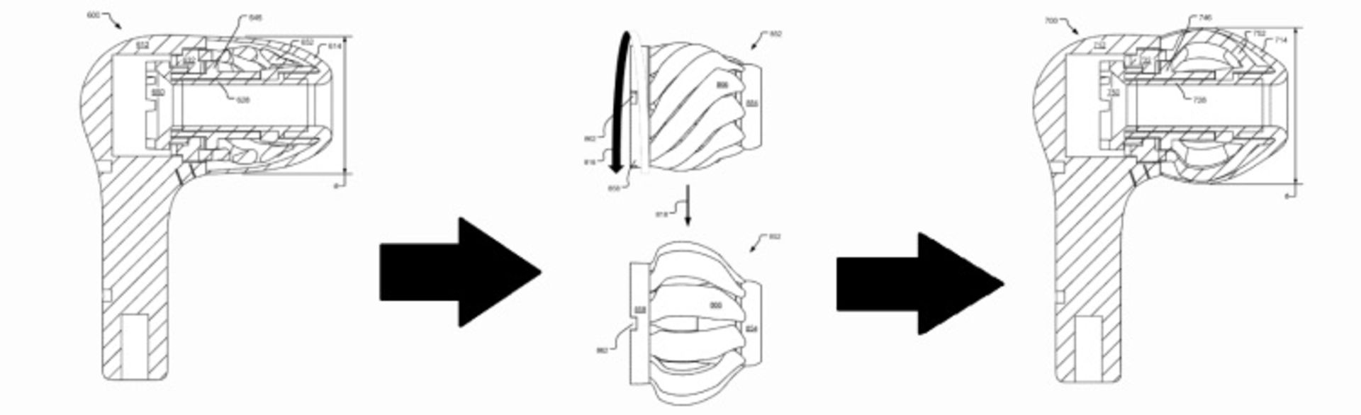 پتنت سرفیس ایرباد مایکروسافت / Microsoft Surface Earbuds