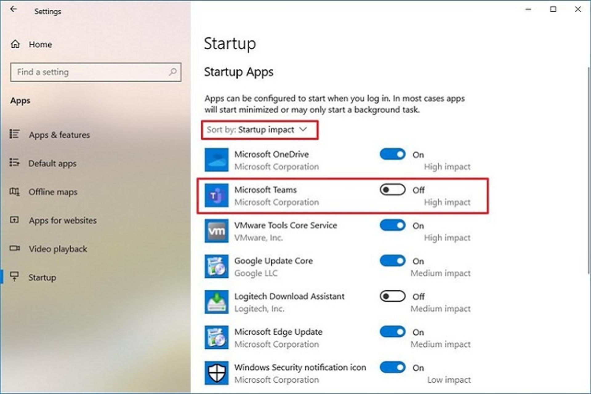startup apps