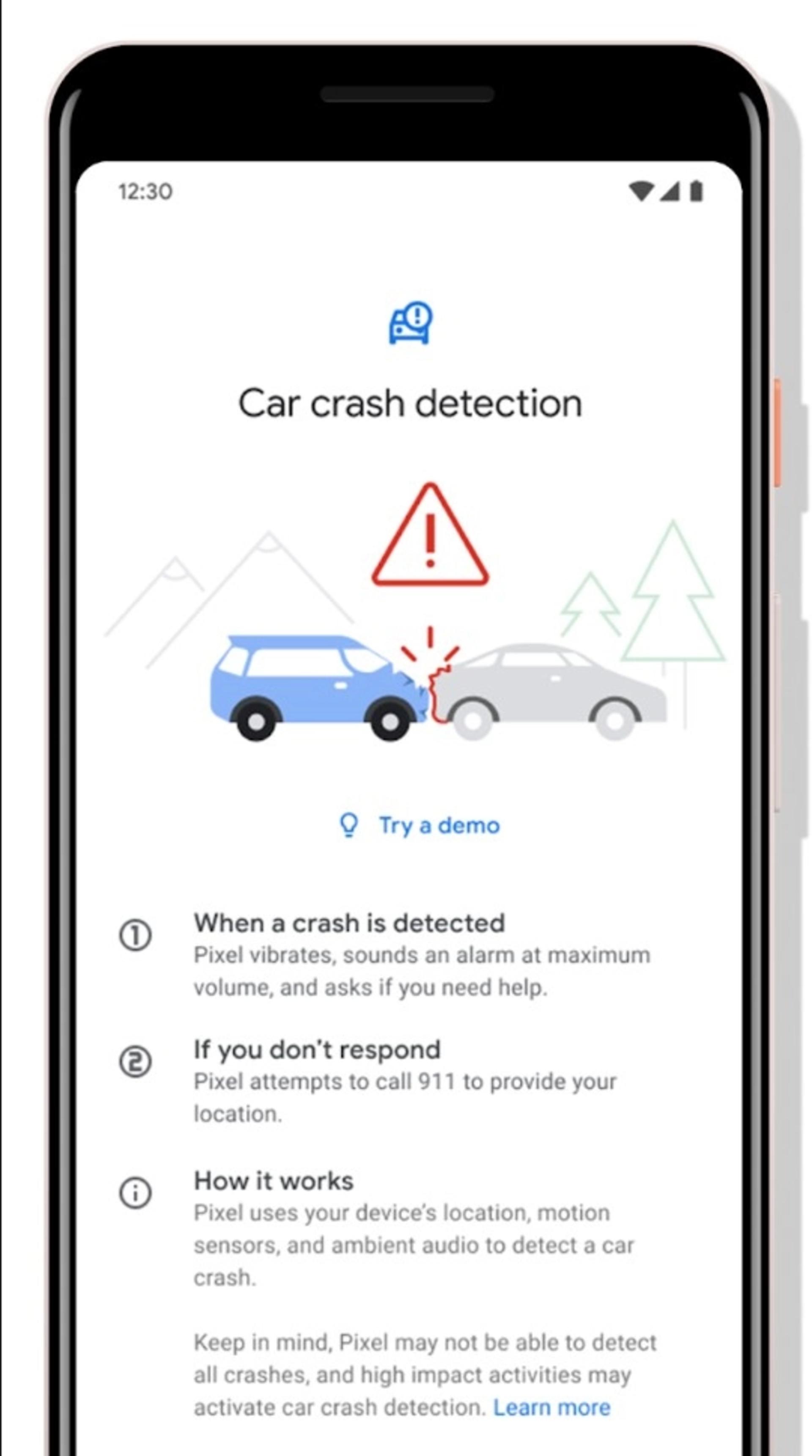 اپلیکیشن Personal Safety پیکسل 4 گوگل