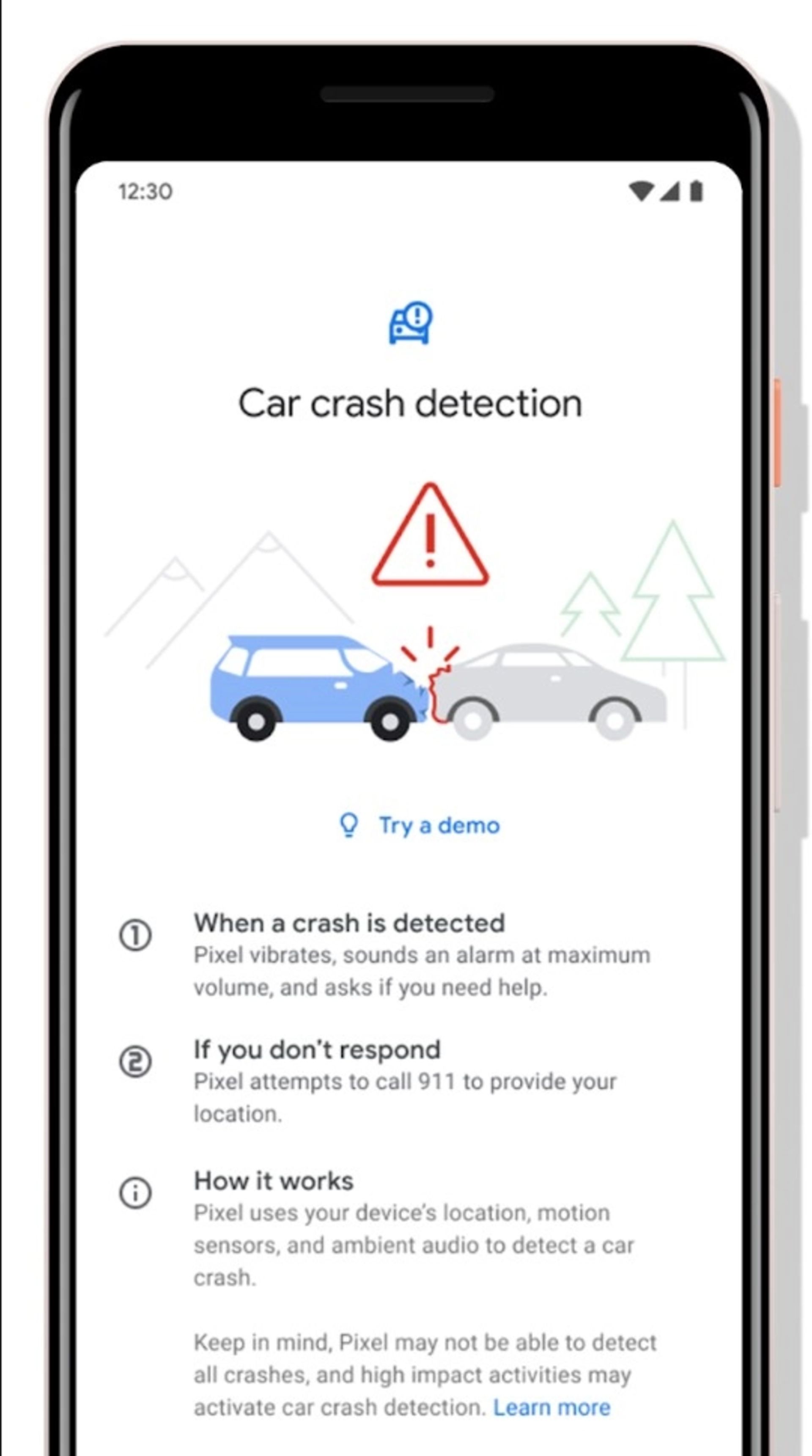 اپلیکیشن Personal Safety پیکسل 4 گوگل