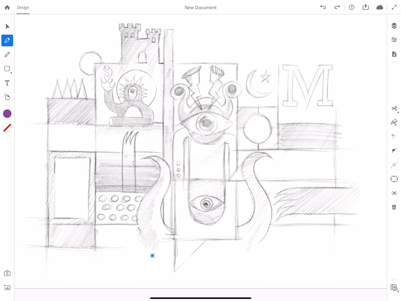 Adobe Illustrator on iPad