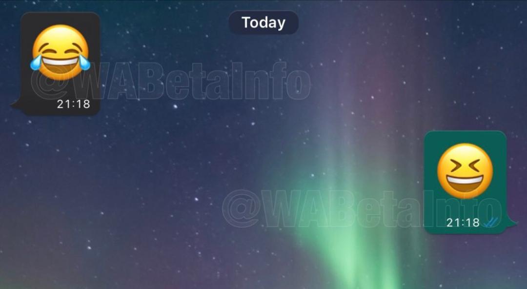 حالت تاریک واتساپ iOS