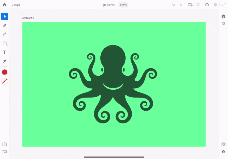 Adobe Illustrator on iPad