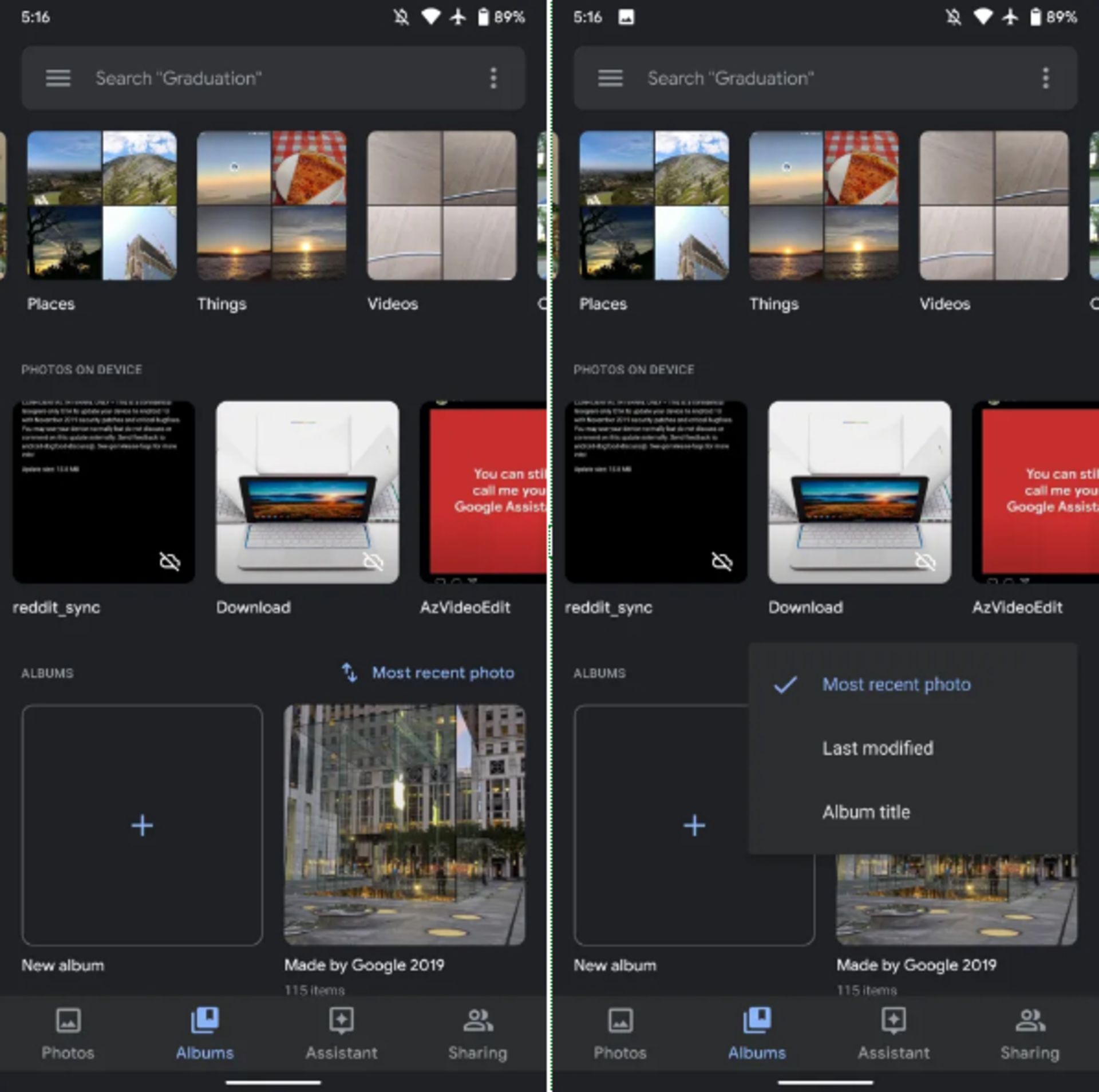 آپدیت جدید گوگل فوتوز / Google Photos