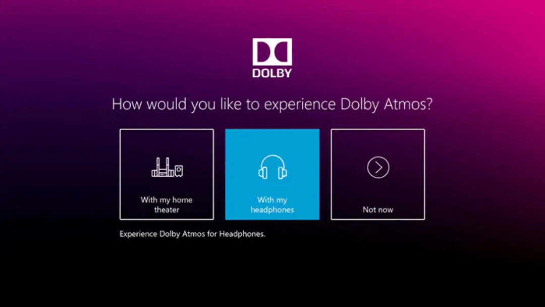 Dolby Access app