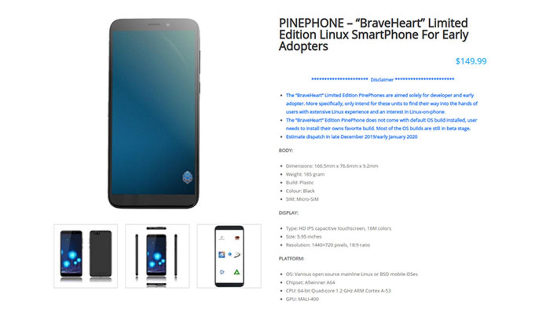 PinePhone Pine64