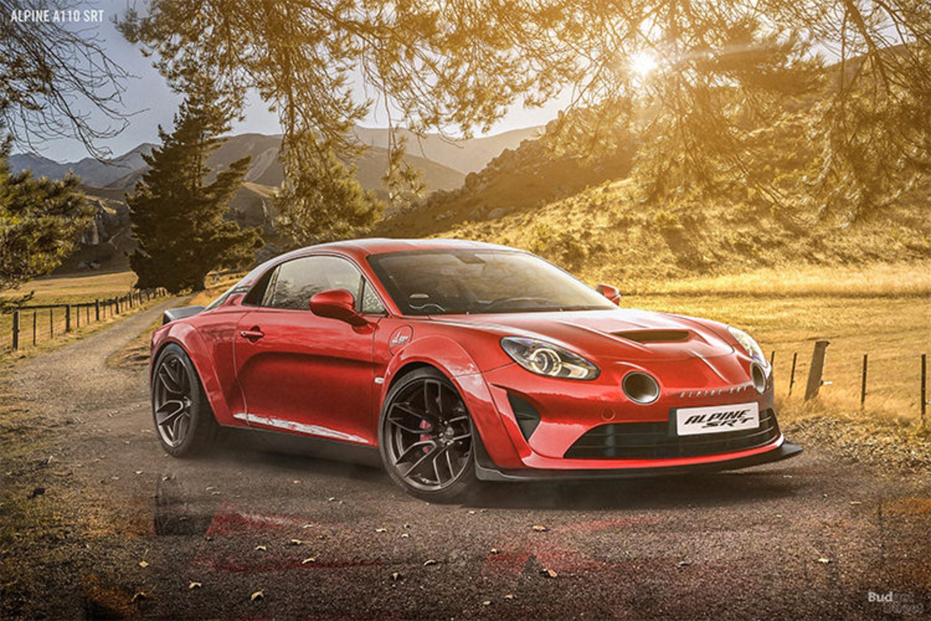 Alpine A110 render