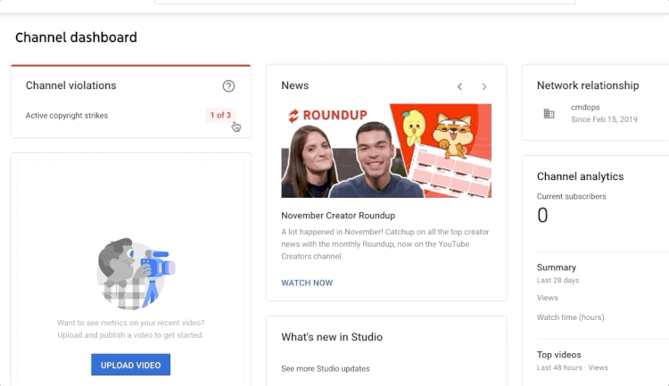 youtube studio