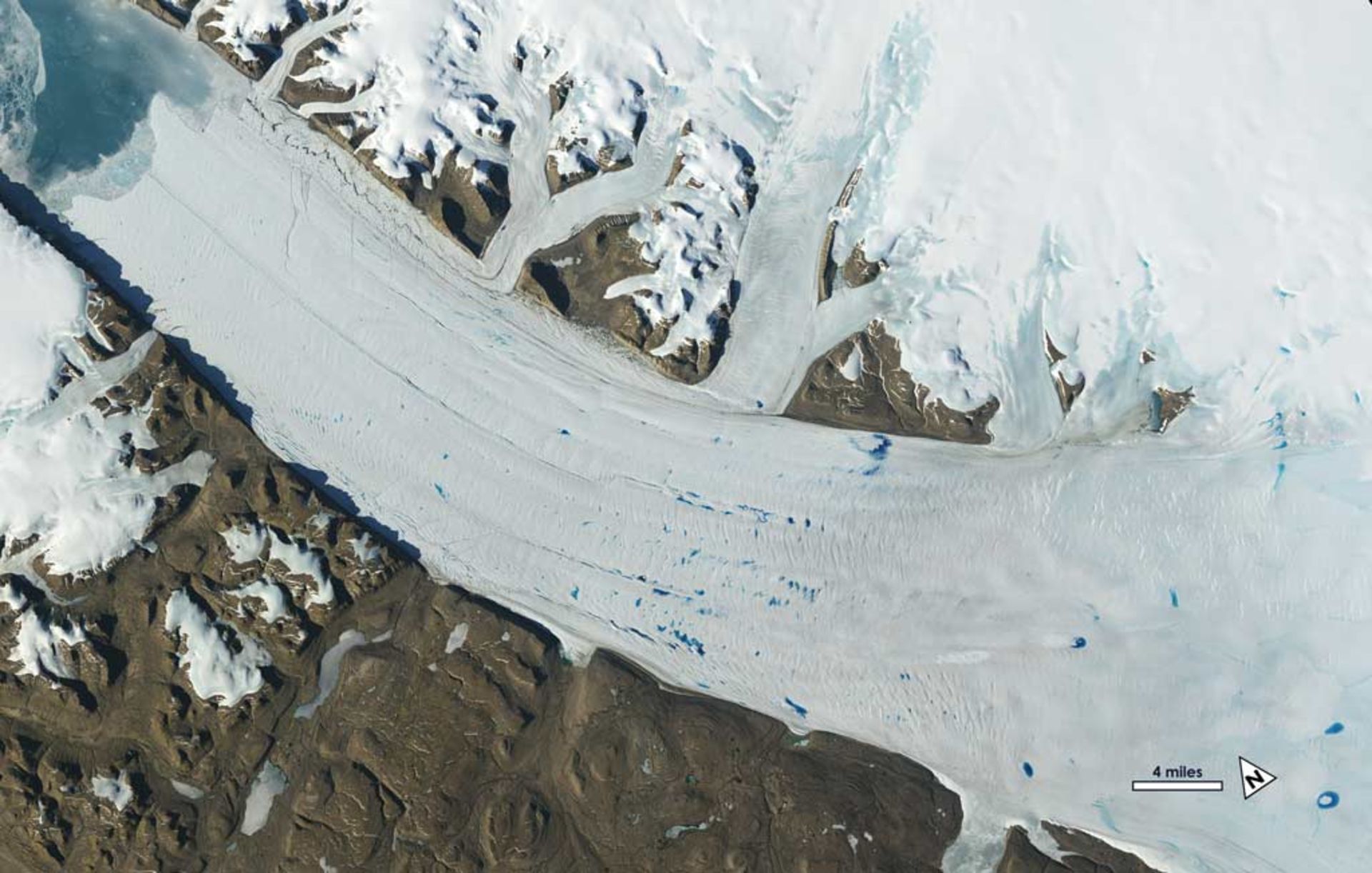 یخ‌های کره زمین در حال ذوب شدن