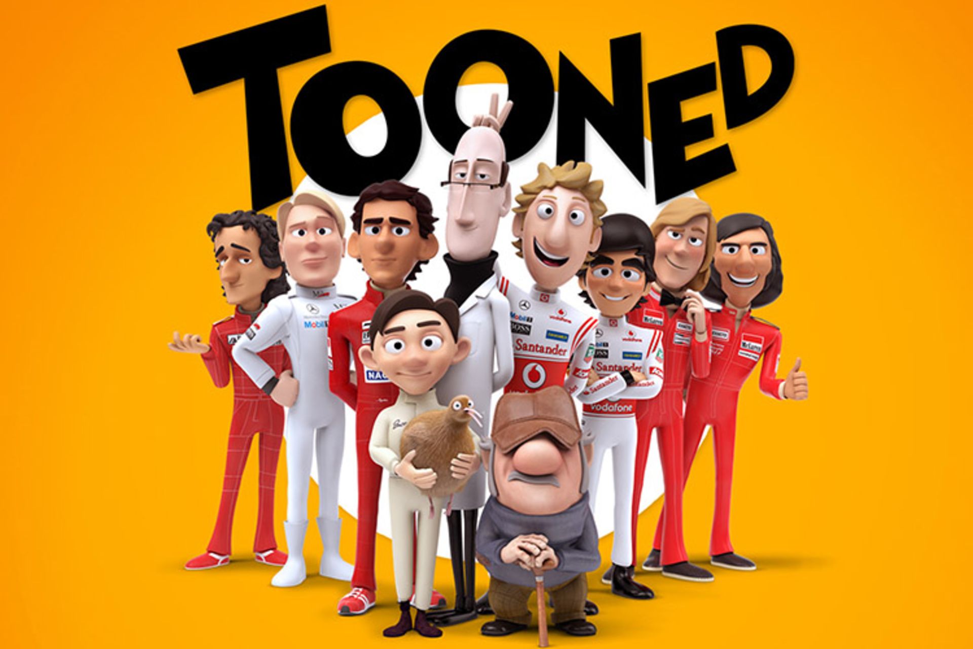 mclaren cartoon tooned