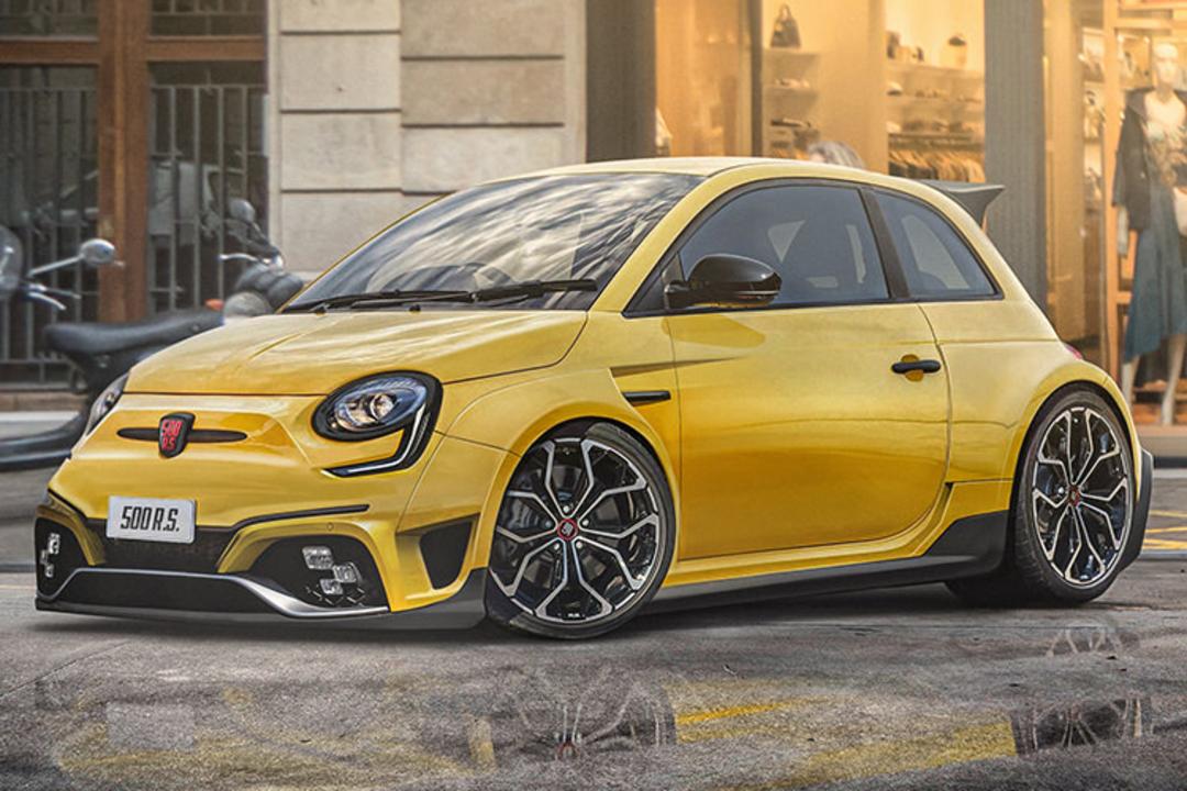 Fiat 500 render