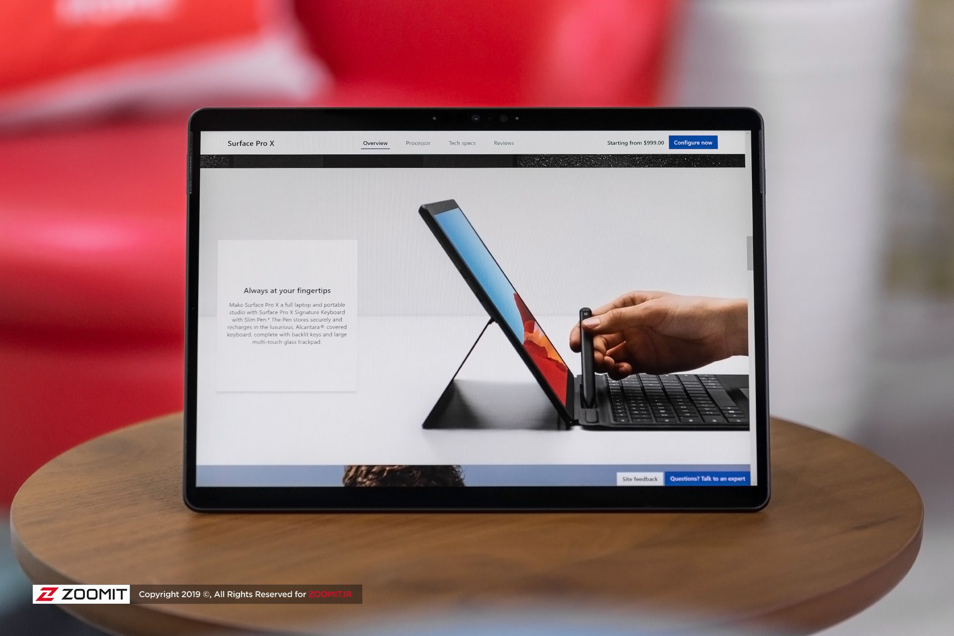 سرفیس پرو ایکس / Microsoft Surface Pro X