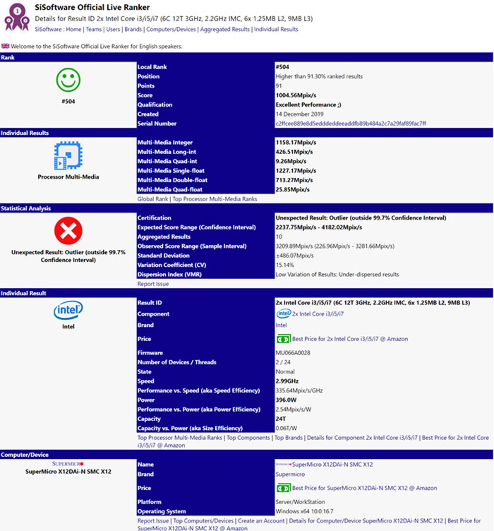 اطلاعات پردازنده جدید اینتل