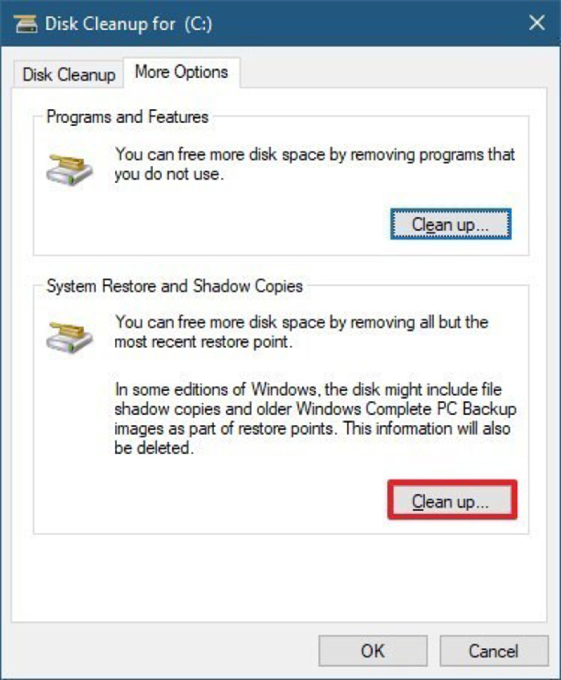 disk Cleanup