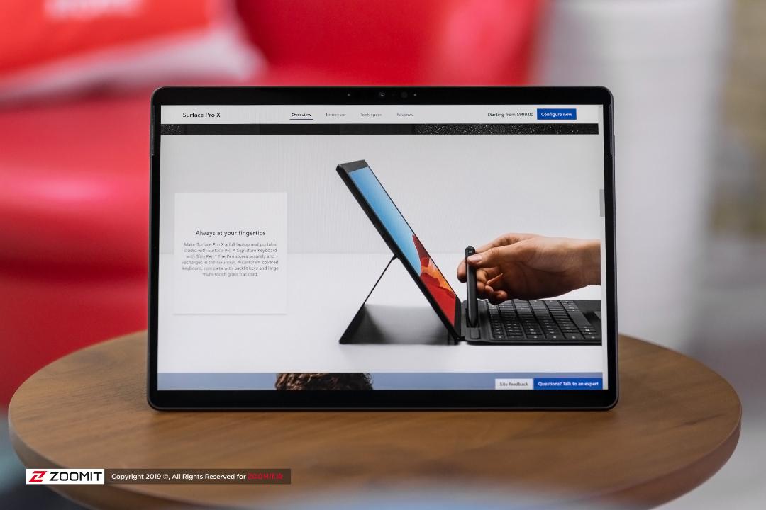 مایکروسافت سرفیس پرو ایکس / Surface Pro X