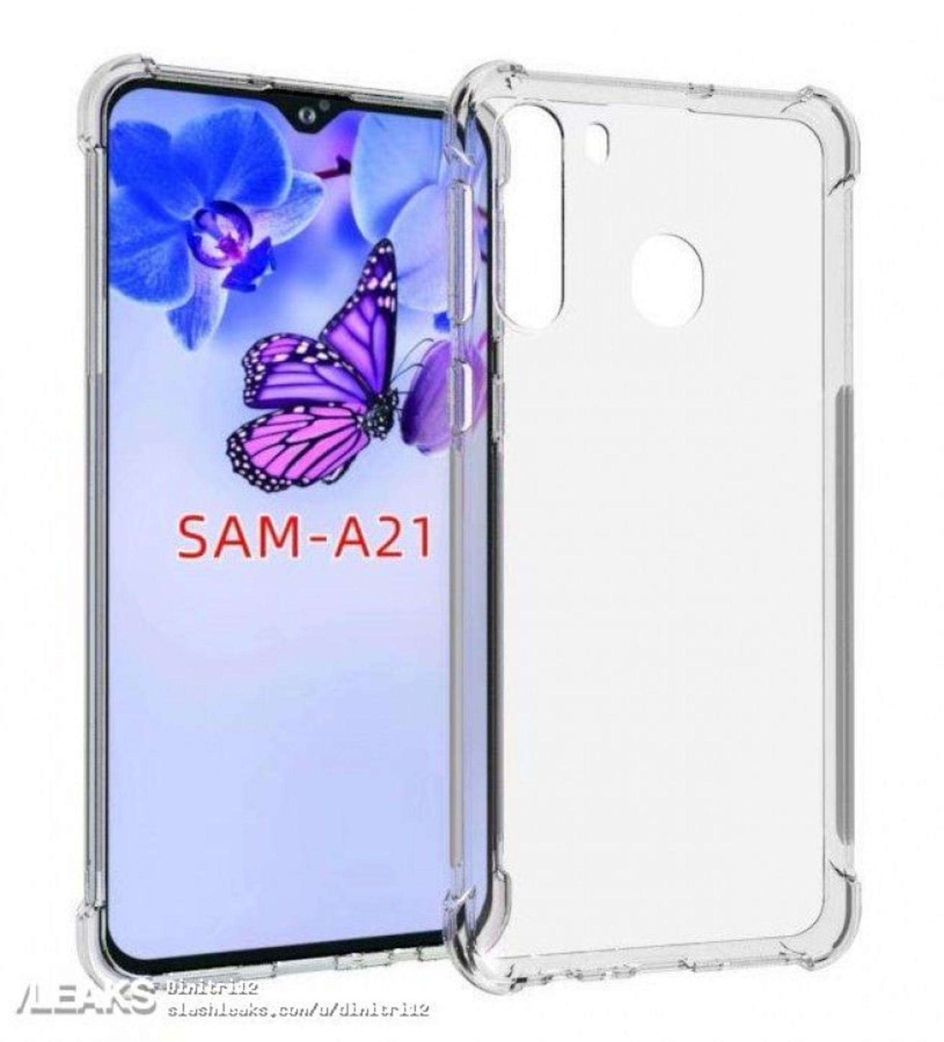 رندرهای گلکسی A21