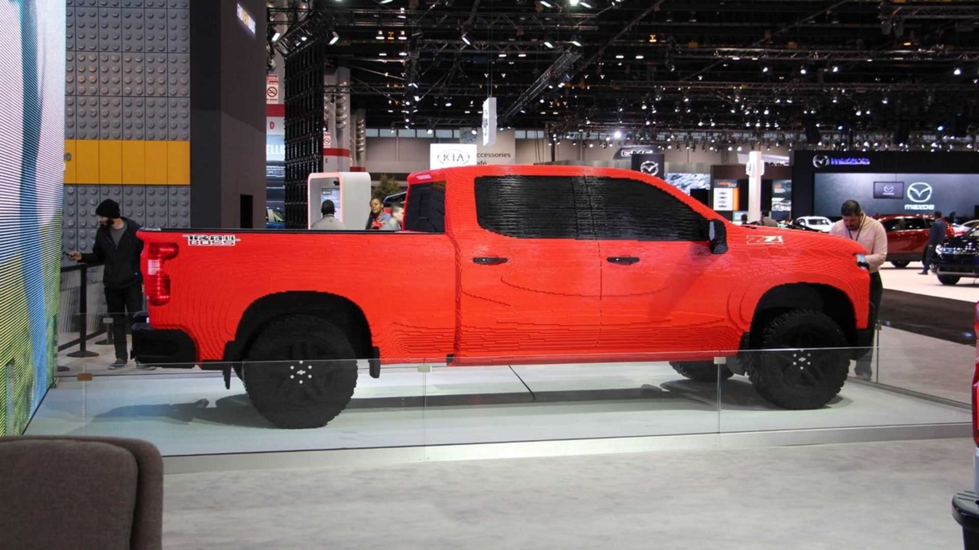 Chevy Silverado Full-Size Lego Model 