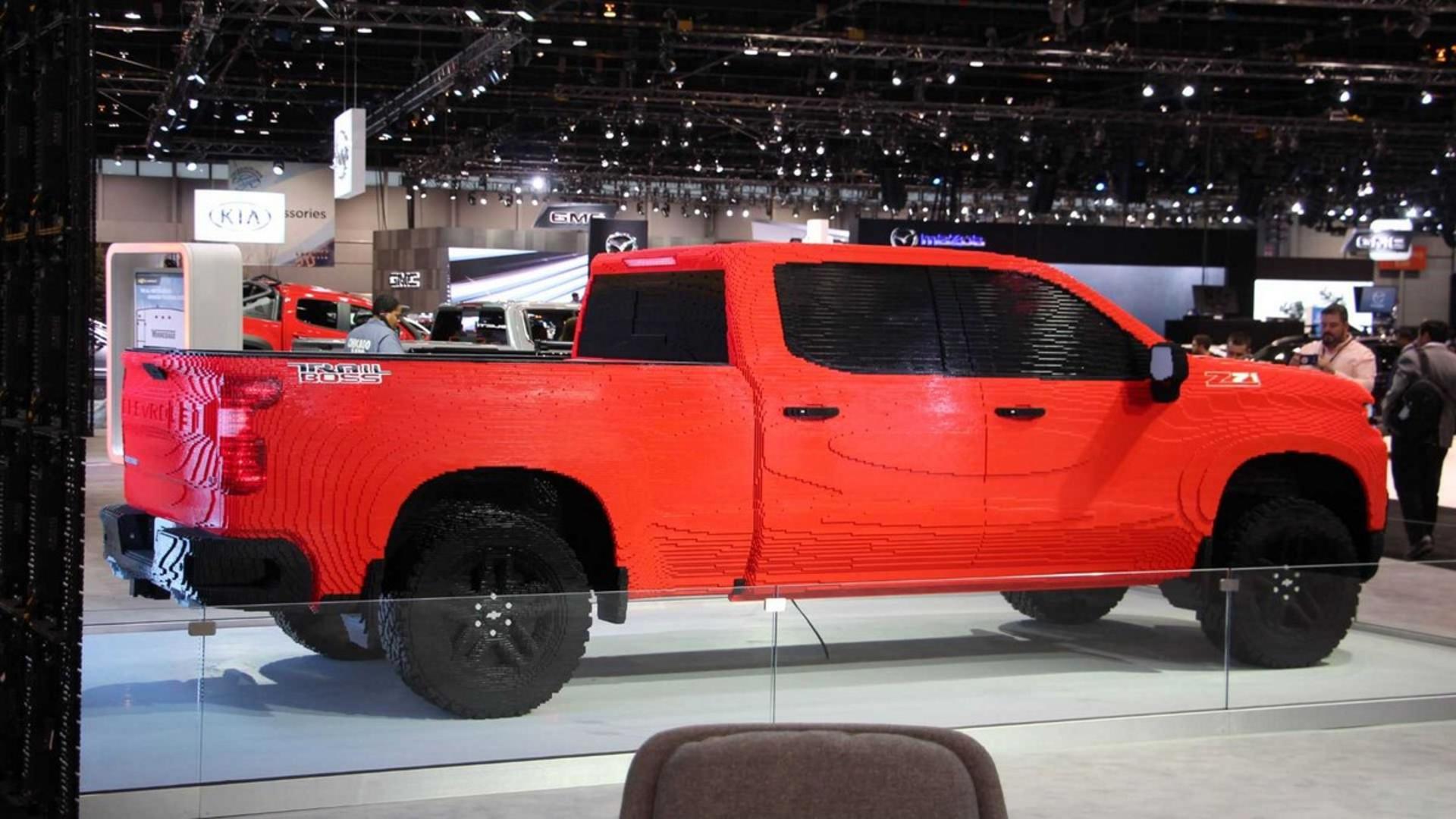 Chevy Silverado Full-Size Lego Model 