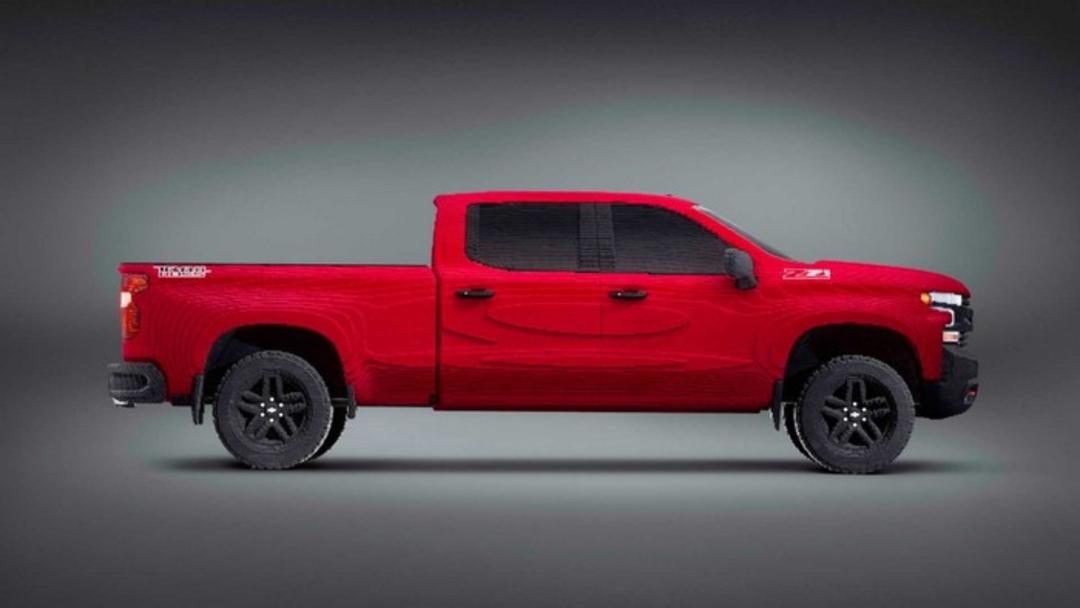 Chevy Silverado Full-Size Lego Model 