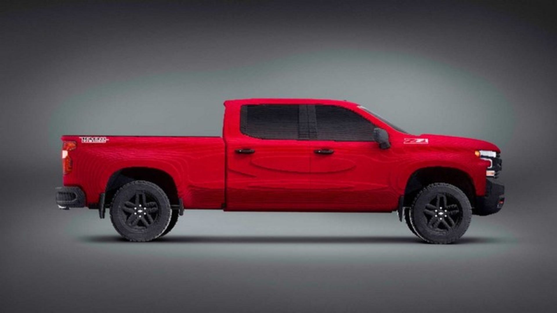 Chevy Silverado Full-Size Lego Model 