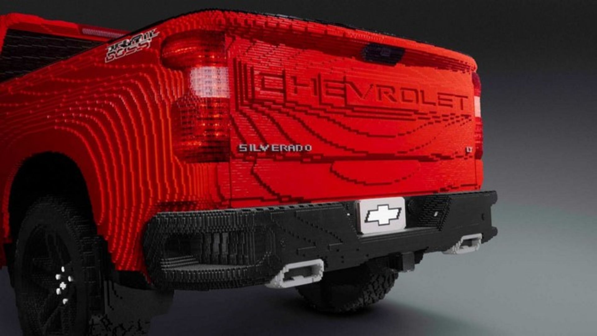 Chevy Silverado Full-Size Lego Model 