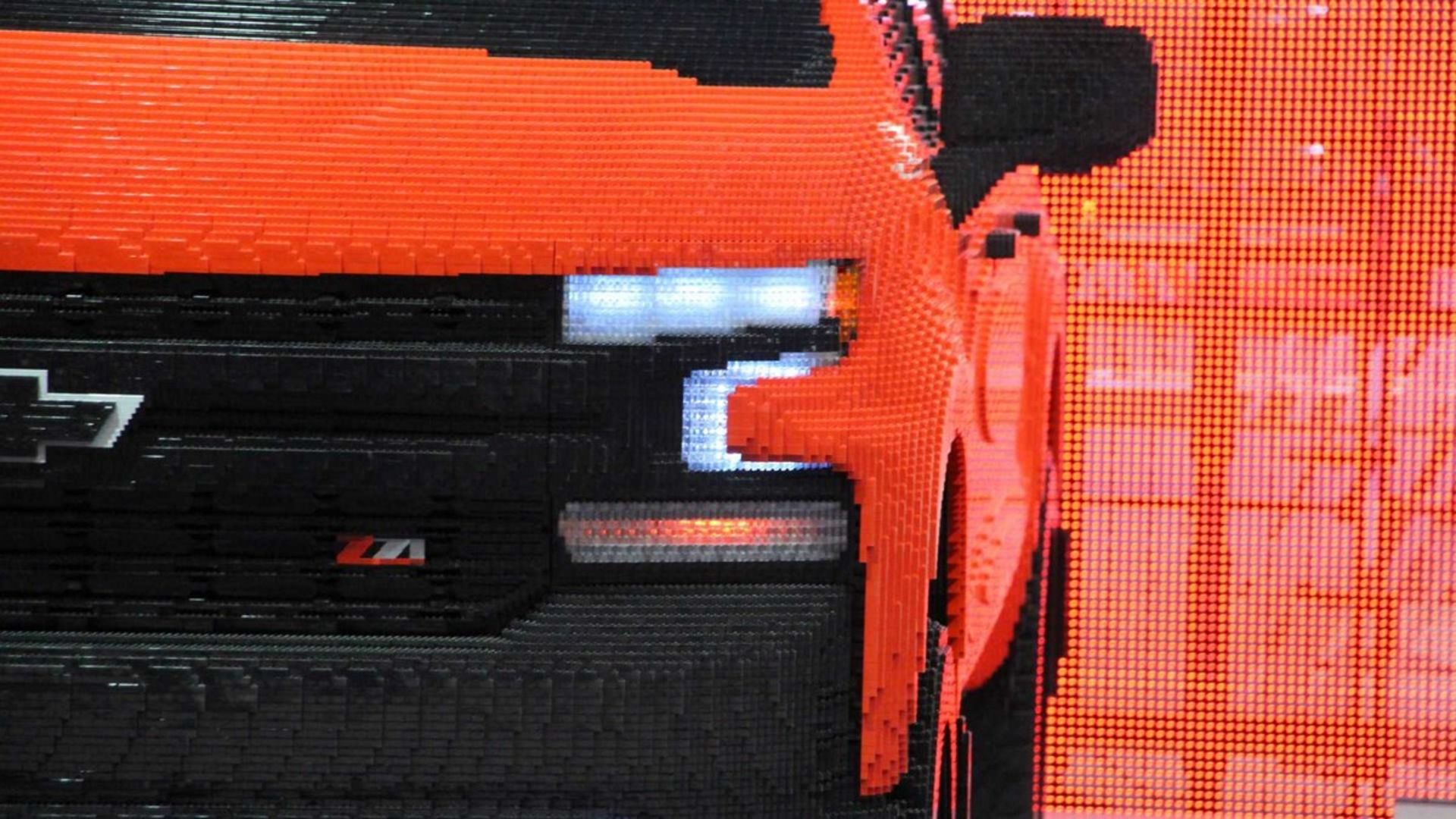 Chevy Silverado Full-Size Lego Model 