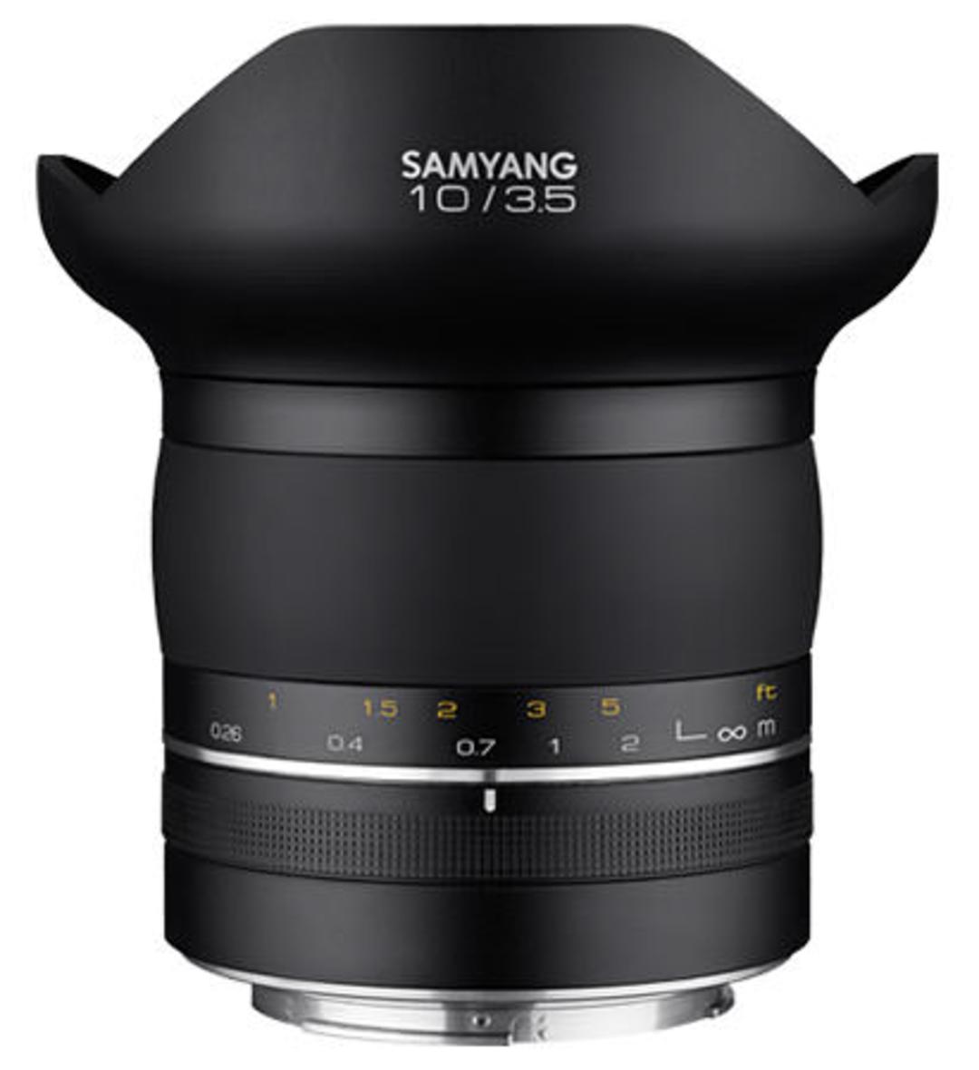 Samyang XP 10mm f/3.5 لنز سامیانگ