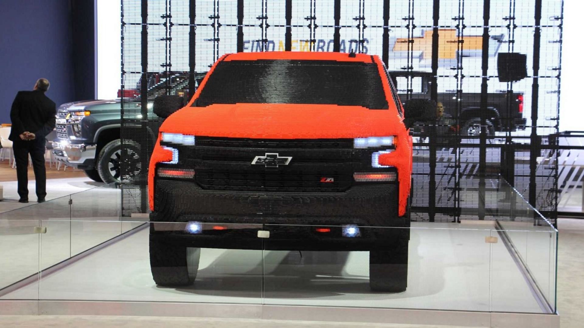 Chevy Silverado Full-Size Lego Model 