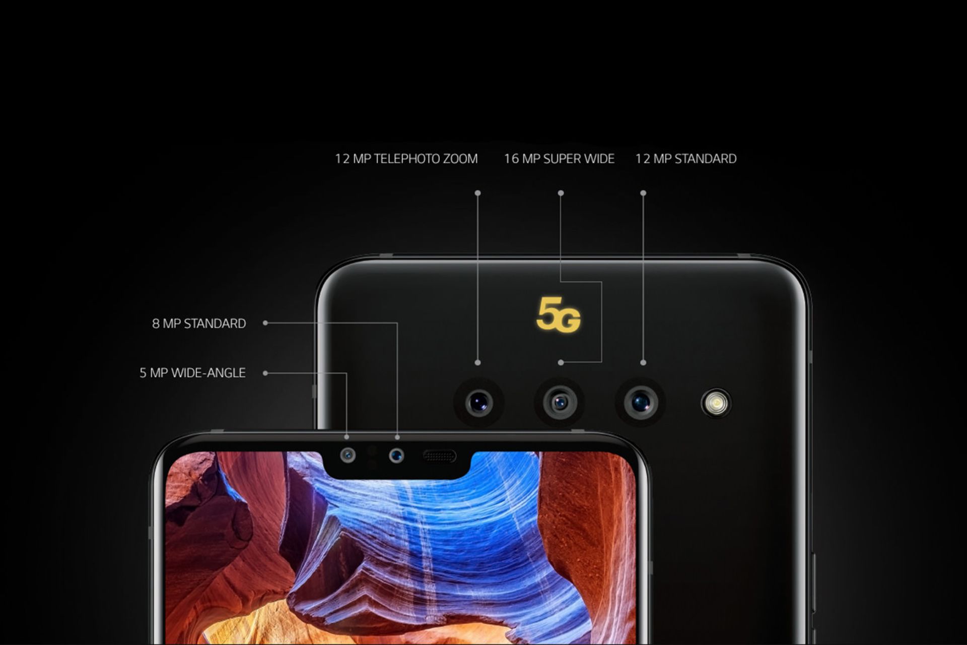 ال جی وی ۵۰ تینکیو / LG V50 ThinQ 5G 