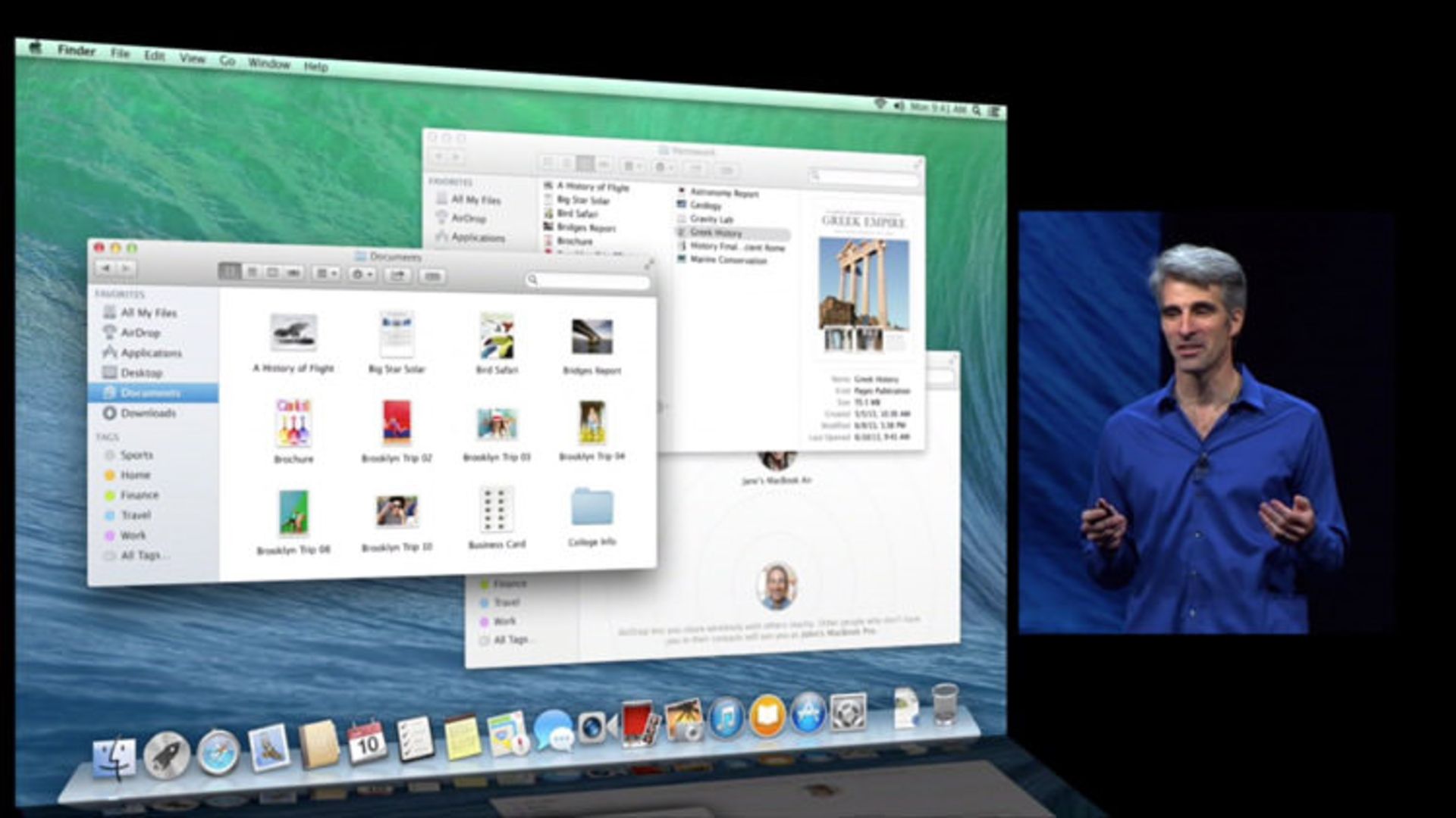 مرجع متخصصين ايران مك او اس Mac OS X 10.9 Mavericks WWDC 2013