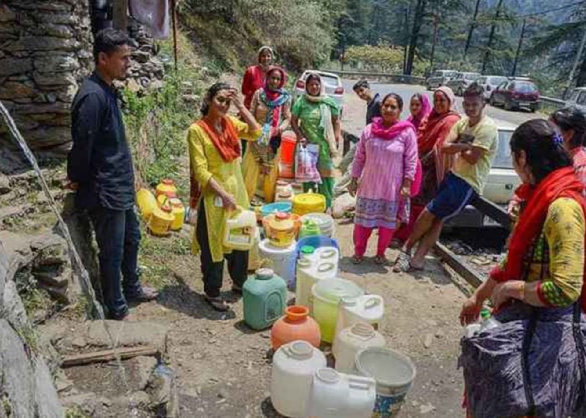 کمبود آب در شیملای هند