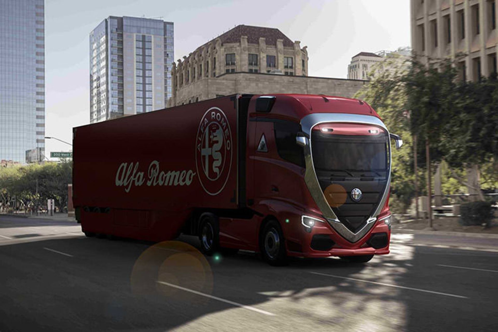 Alfa Romeo Truck / رندر کامیون کشنده آلفا رومئو