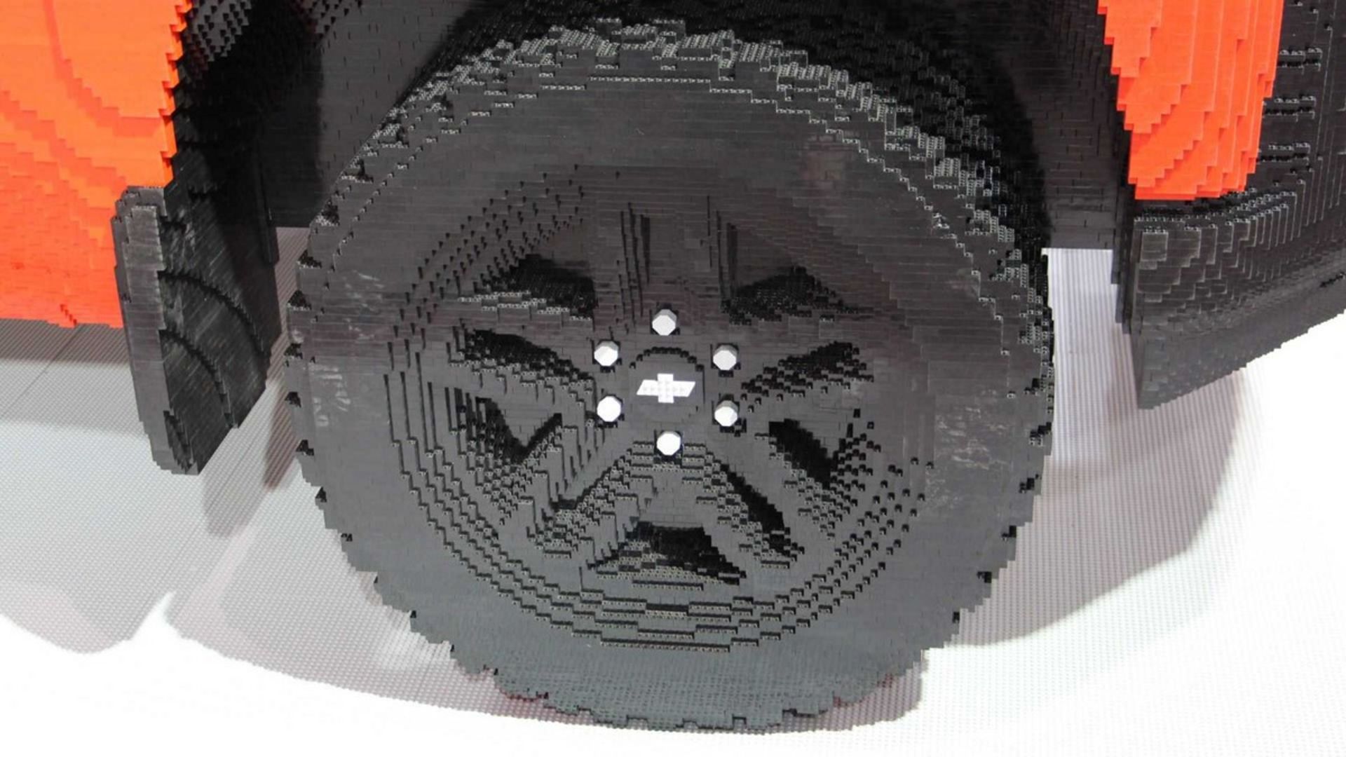 Chevy Silverado Full-Size Lego Model 