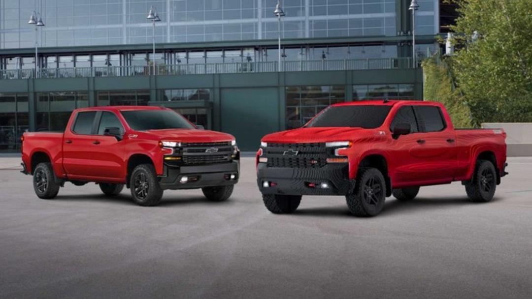 Chevy Silverado Full-Size Lego Model 