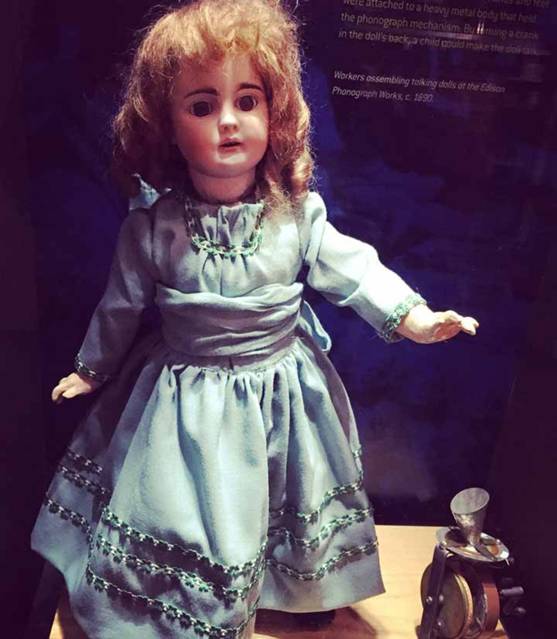 عروسک فونوگرافی توماس ادیسون 