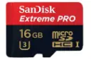 SanDisk Extreme Pro microSDHC Class 10 UHS-I U3 16GB