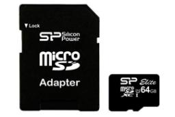  64 Silicon Power Elite SDXC Class 10 UHS-I U1