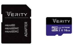Verity Extreme microSDHC Class 10 UHS-I U3 16GB