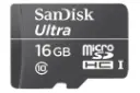 SanDisk Ultra microSDHC Class 10 UHS-I U1 16GB