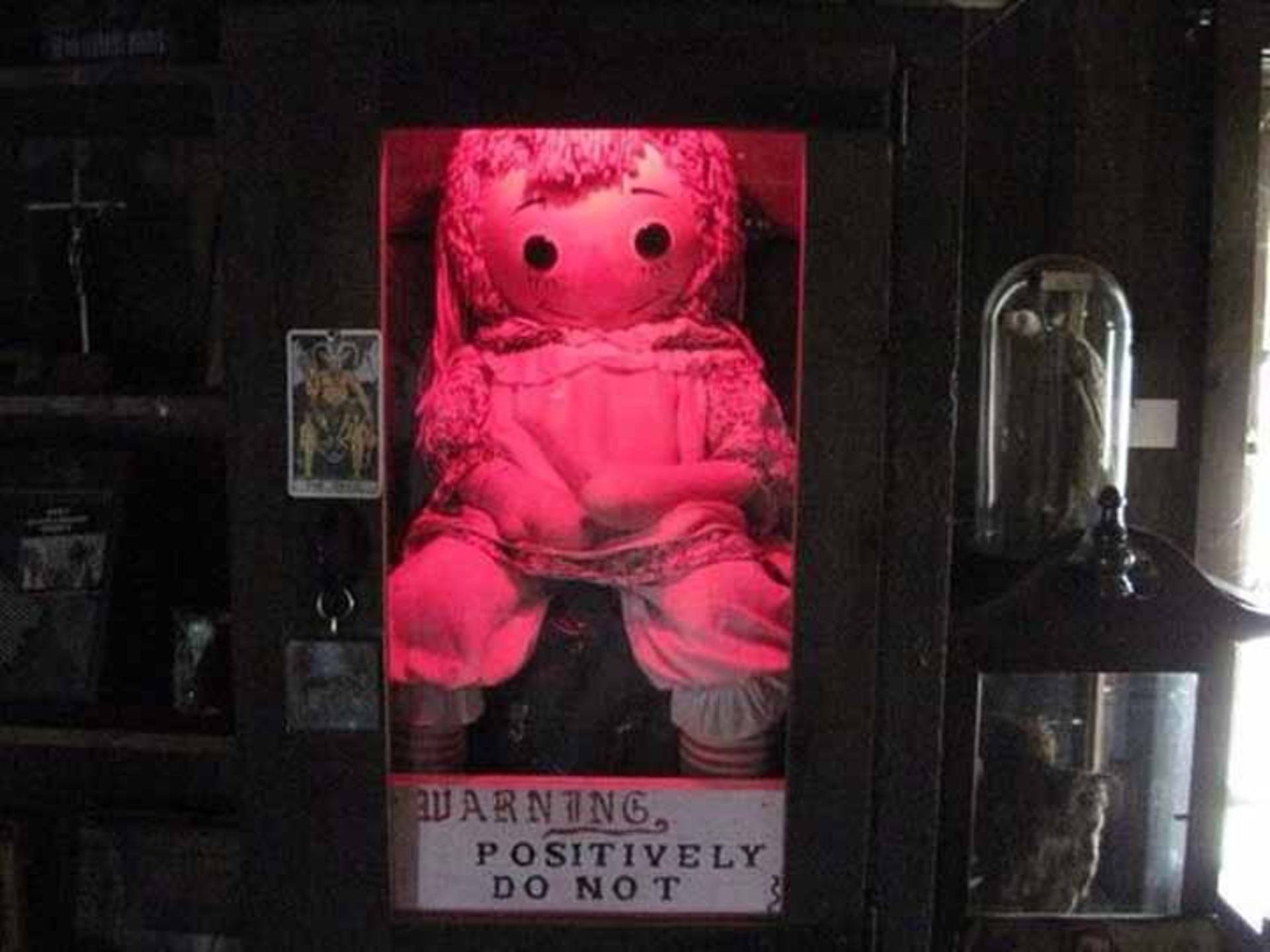 عروسک واقعی آنابل در موزه اسرارآمیز وارن 