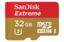 SanDisk Extreme SDHC Class 10 UHS-I U3 32GB