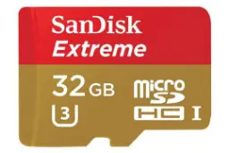 SanDisk Extreme SDHC Class 10 UHS-I U3 32GB