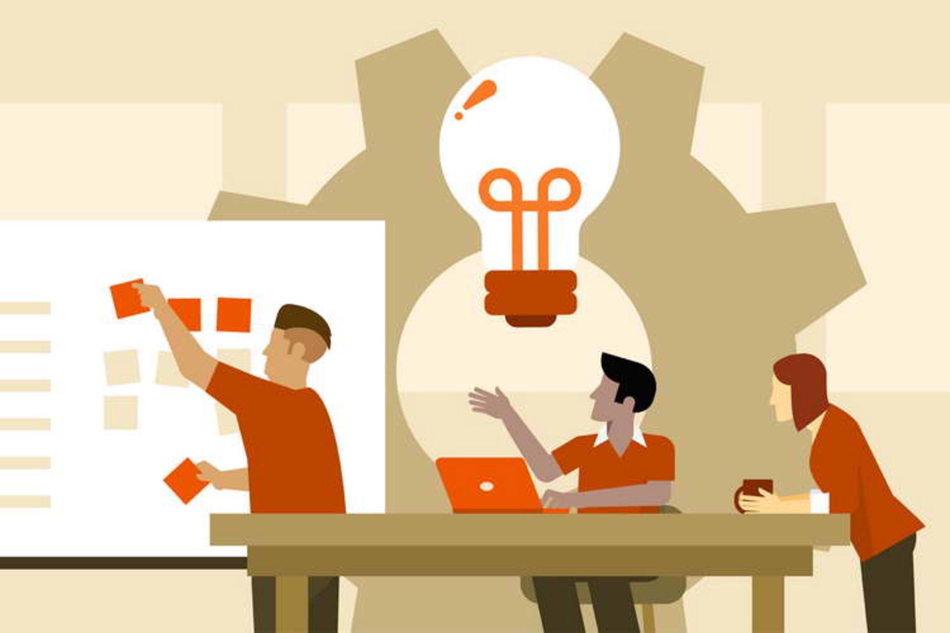 Large Teams Develop, Small Teams Disrupt