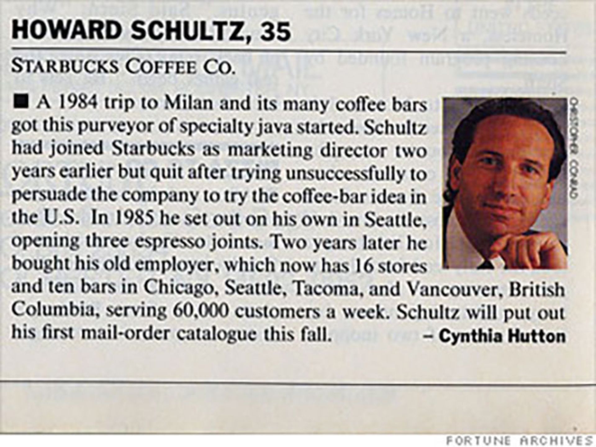 هاوارد شولتز / Howard Schultz