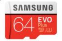 Samsung Evo Plus microSDXC Class 10 UHS-I U3 64GB